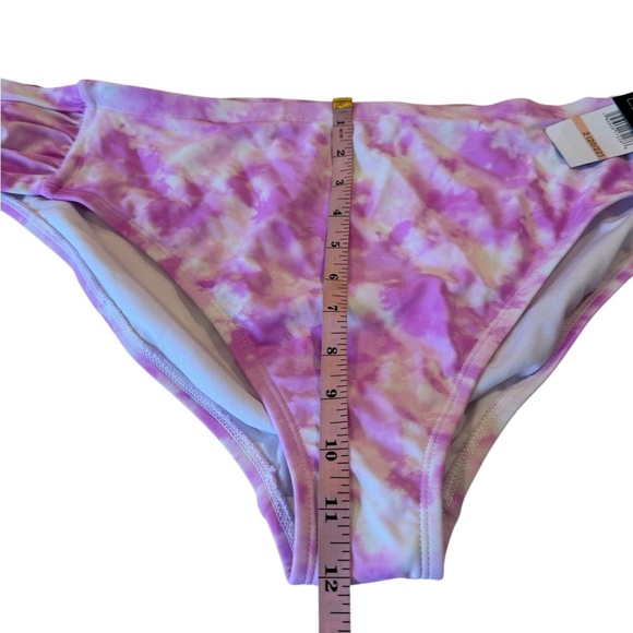 California Waves Women's Plus Size Pink Tie-Dyed Swim Bottoms - 2X (20) Pink NEW - Picture 5 of 14
